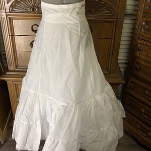 David’s bridal slip size 12 white very nice
